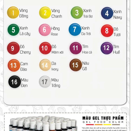 Màu gel Unicorn màu xanh lá 28g