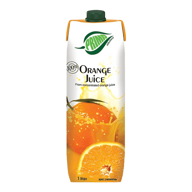 Nước ép cam 100% Prima 1000ml x 12 Hộp