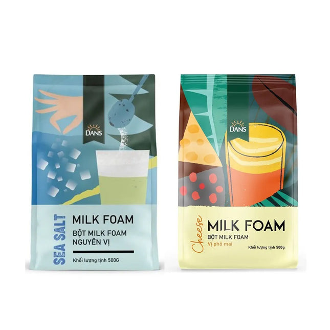 Bột Milk Foam Nguyên Vị Dans 500g x 16 Túi