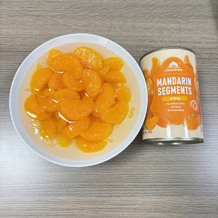 Quýt ngâm Countree Halves In Syrup 425g x 12 Lon