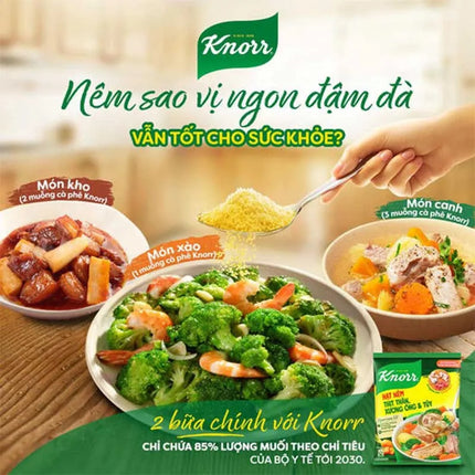 Hạt nêm thịt thăn, xương ống & tuỷ Knorr 3kg x 4 gói