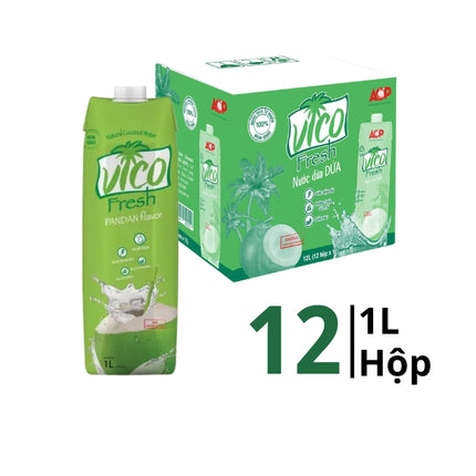 Nước Dừa Dứa Vico Fresh Hộp 1L x 12 Hộp