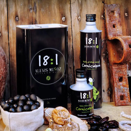 Dầu oliu nguyên chất 18:1 - 100% Oliu Cornicabra (750ml) - Alexis Muñoz
