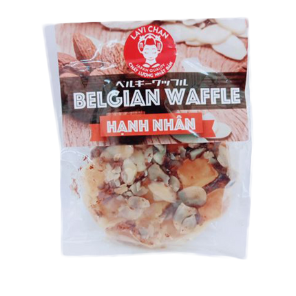 Bánh Belgian Waffle hạnh nhân Lavichan 30g.png