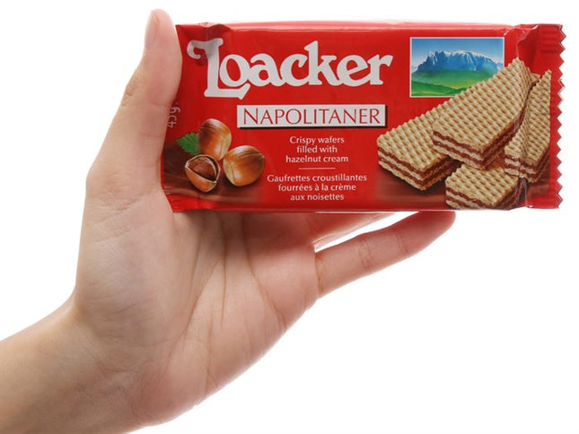 Bánh xốp Loacker Classic Napolitaner 45g x 25 Gói