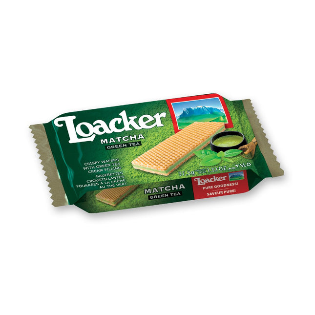 Bánh xốp Loacker Matcha Green Tea 37,5g x 25 Gói