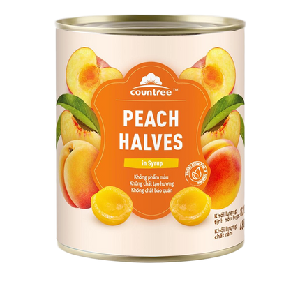 Đào ngâm Countree Peach Halves In Syrup 825g.png