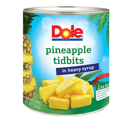 Dứa tươi miếng nhỏ hiệu Dole 3060g.png
