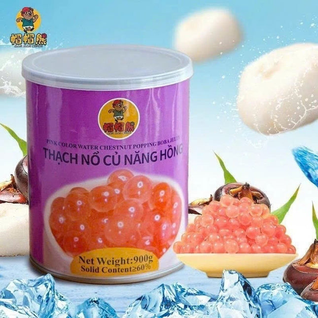 Hạt nổ củ năng ánh hồng LerMao 900g x 12 lon