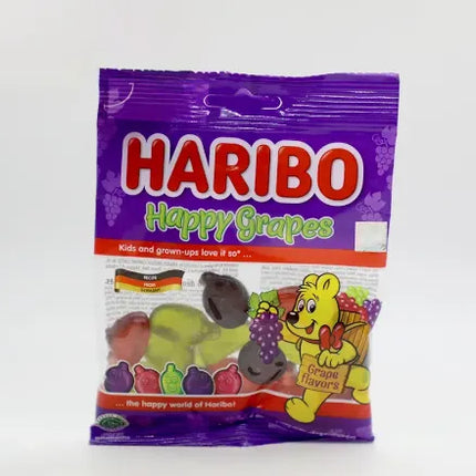 Kẹo dẻo Haribo Happy Grapes 80g x 24 Gói
