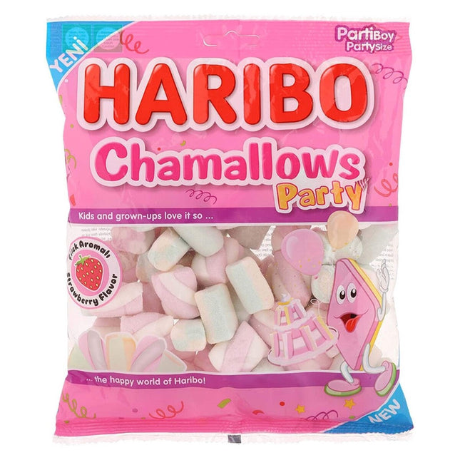 Kẹo xốp Haribo Chamallows Party 150g x 24 Gói