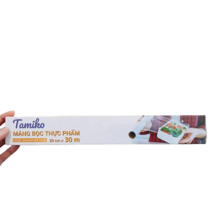 Màng bọc thực phẩm Tamiko 30 x 30cm trắng trong 100g.png
