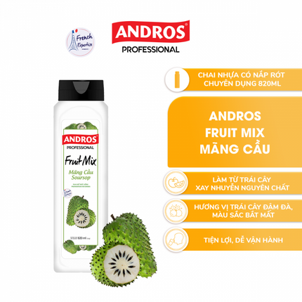 Mứt Trái Cây (Fruit Mix) Andros Mãng Cầu (custard apple) 820ml x 8 Chai 1.png