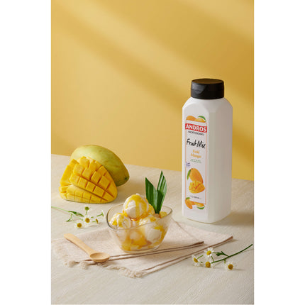 Mứt Trái Cây (Fruit Mix) Andros Xoài (Mango) 820ml x 8 Chai 4.jpg