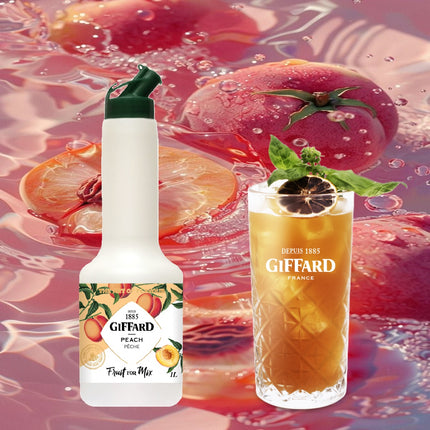 Mứt Trái Cây (Fruit Mix) Giffard Đào (Peach) 1.000 ml x 6 Chai 2.jpg