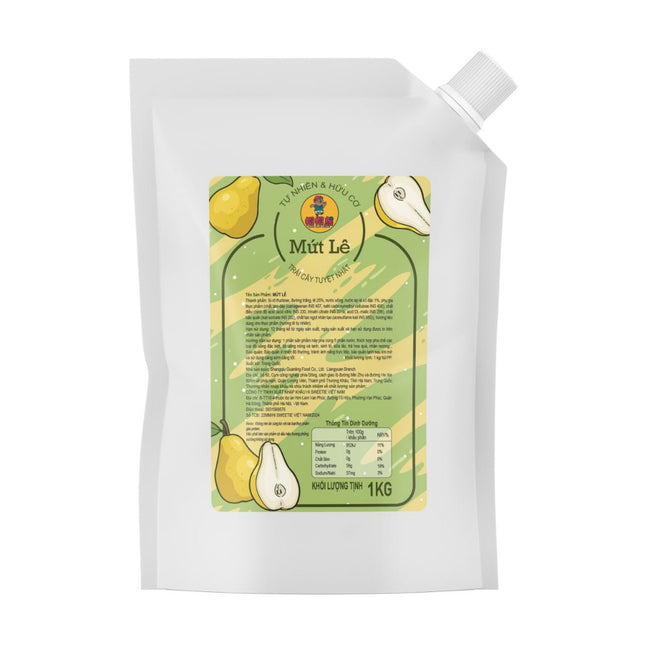 Mứt Lê (Pear) LerMao 1kg x 12 Túi