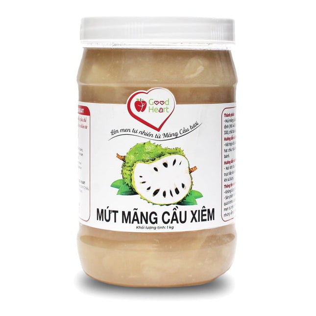 Mứt Mãng Cầu Xiêm Good Heart 1kg x 12 Hộp