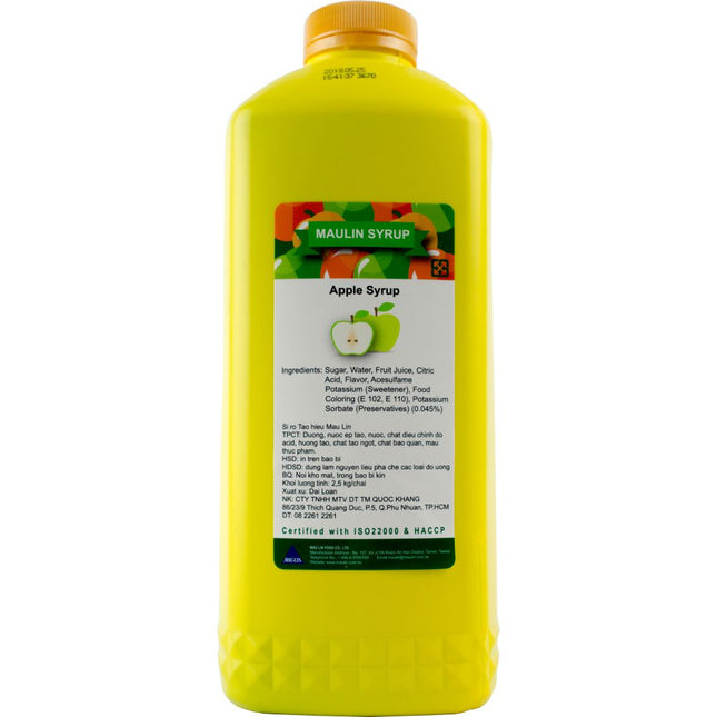 Syrup Maulin Táo 2,5 kg x 6 Chai