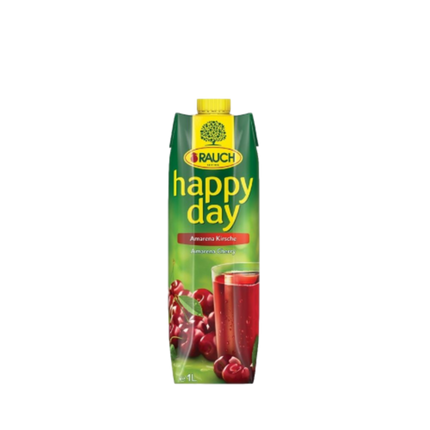 Nước ép Nam việt quất (Cranberry) nguyên chất 100% hiệu Rauch - Happy Day 1.000ml x 12 Hộp