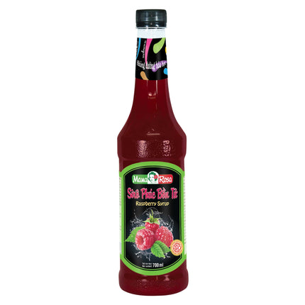 Syrup Phúc Bồn Tử Mama Rosa (Raspberry Syrup - Mama Rosa) 700 ml x 12 chai