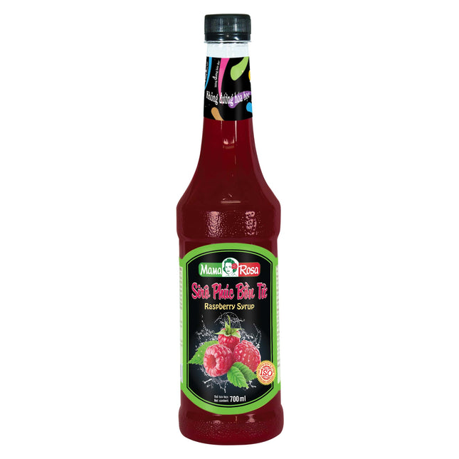 Syrup Phúc Bồn Tử Mama Rosa (Raspberry Syrup - Mama Rosa) 700 ml x 12 chai