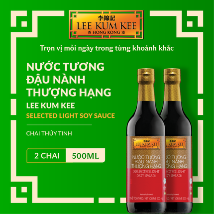 Hắc Xì Dầu Thượng Hạng Lee Kum Kee 500ml x 12 Chai