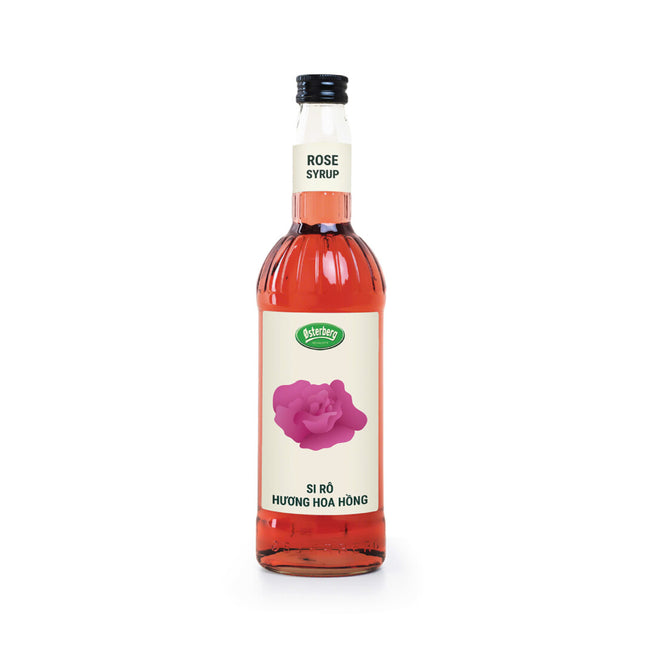 Syrup Osterberg Hoa Hồng (Rose Syrup) 750 ml x 6 Chai