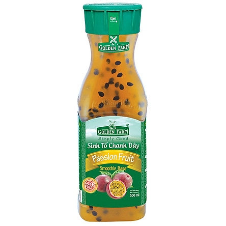 Sinh Tố Chanh Dây Golden Farm (Passion Fruit Smoothie Base - GF) 500 ml.jpg