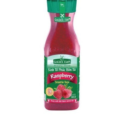 Sinh Tố Phúc Bồn Tử Golden Farm (Raspberry Smoothie Base - GF) 500 ml.jpg