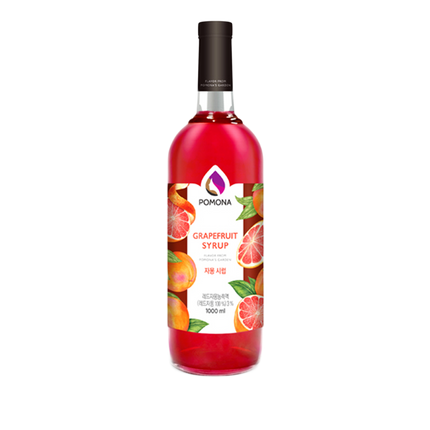 Syrup Bưởi Hồng POMONA (Grapefruit Syrup) 1000 ml.png