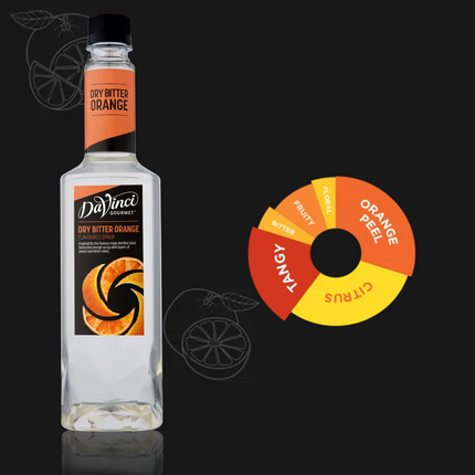 Syrup Davinci hương vị Vỏ Cam Đắng (Dry Bitter Orange) 750 ml x 12 chai.png