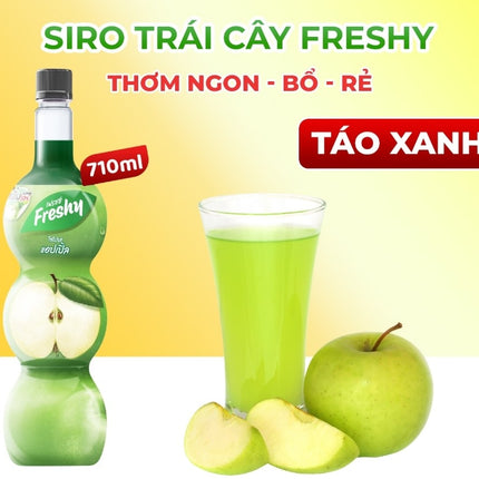 Syrup Freshy Táo Xanh (Green Apple  Pomme Verte) 710ml 2.jpg