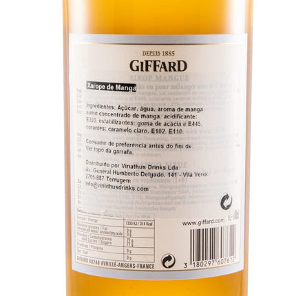 Syrup Giffard Xoài (Mango) 1.000 ml x 6 Chai 1.jpg