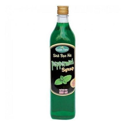 Syrup Golden Farm Bạc Hà (Peppermint Syrup) 520 ml.jpg