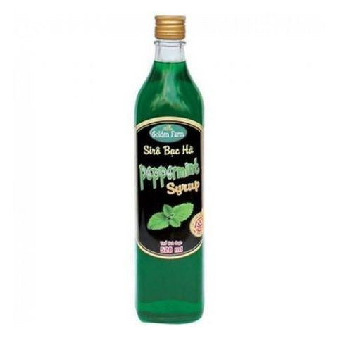 Syrup Golden Farm Bạc Hà (Peppermint Syrup) 520 ml.jpg