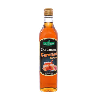 Syrup Golden Farm Caramel (Caramel Syrup) 520 ml x 12 chai.jpg