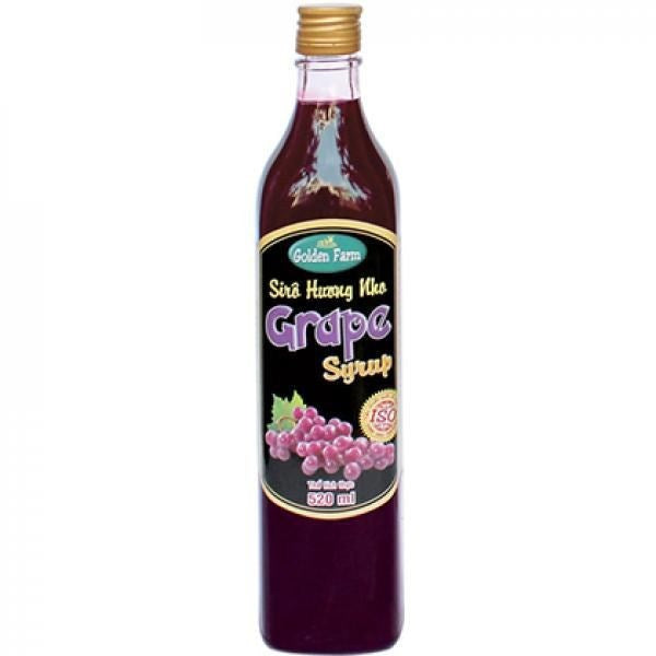 Syrup Golden Farm Nho (Grape Syrup) 520 ml (Chai).jpg