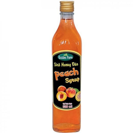Syrup Golden Farm Đào (Peach Syrup) 520 ml.jpg