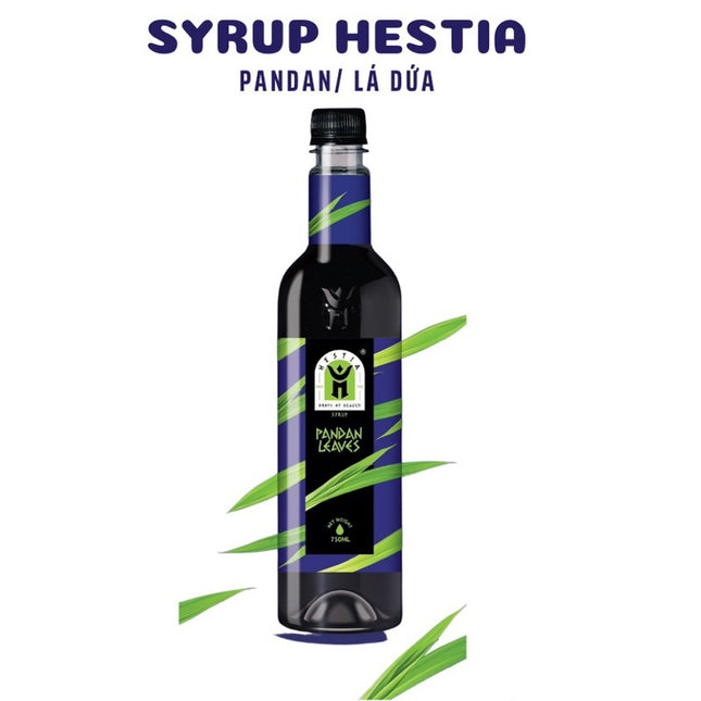 Syrup Hestia Lá Dứa (Panda) 750ml x 12 Chai 1.jpg