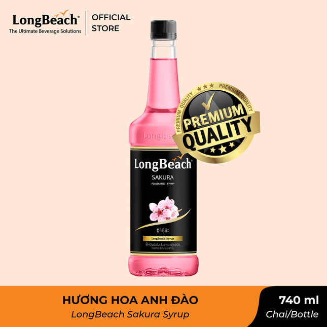 Syrup Longbeach Hoa Anh Đào (Cherry Blossom) 740 ml 1.jpg