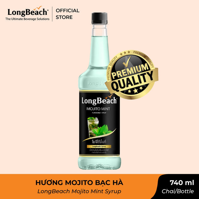 Syrup Longbeach Mojito Bạc Hà (Mojito Mint) 740 ml 1.jpg