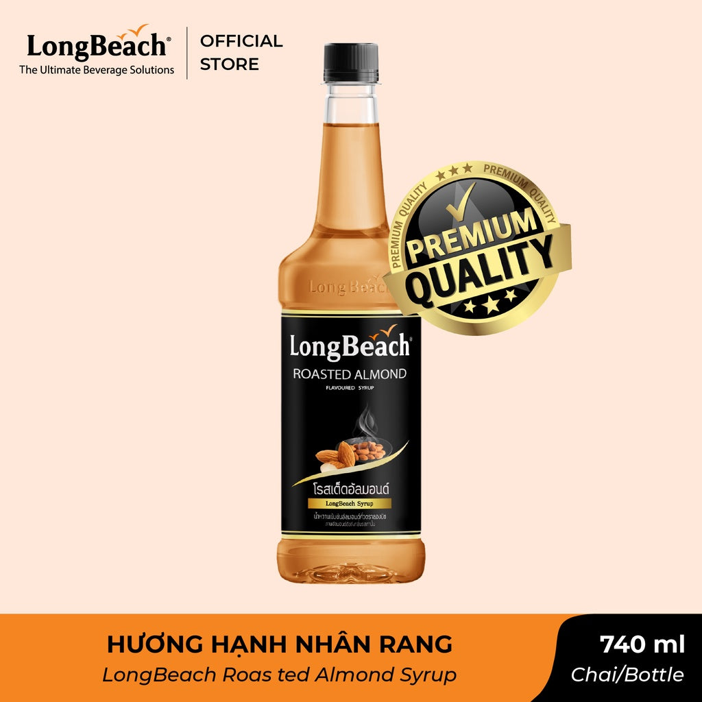 Syrup Longbeach Hạnh Nhân Rang (Roasted Almond) 740ml – THE HILL STORE