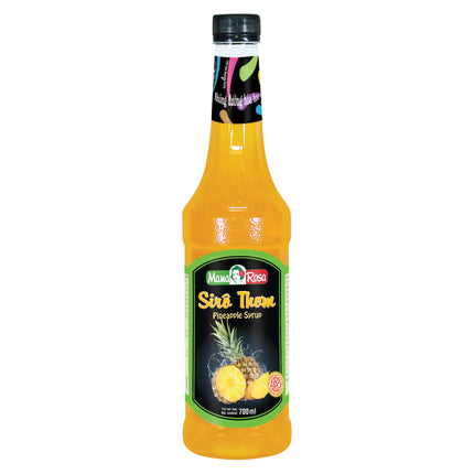 Syrup Thơm Mama Rosa (Pineapple Syrup - Mama Rosa) 700 ml x 12 chai