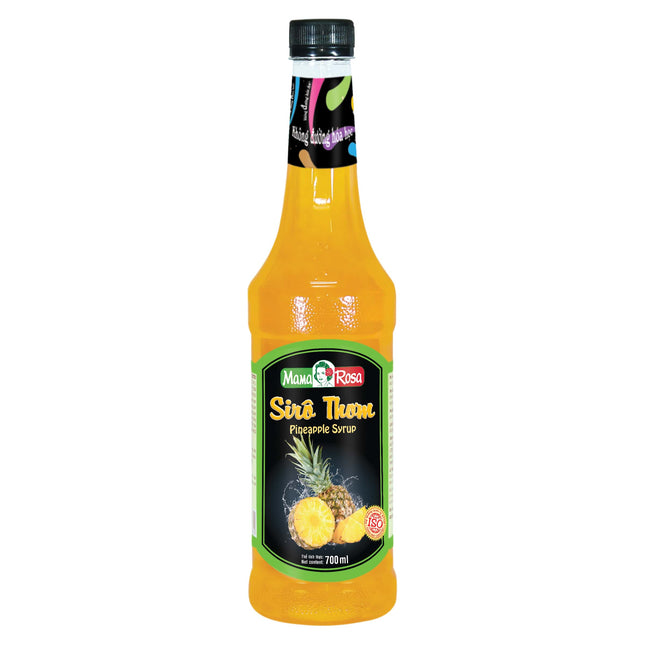Syrup Thơm Mama Rosa (Pineapple Syrup - Mama Rosa) 700 ml x 12 chai