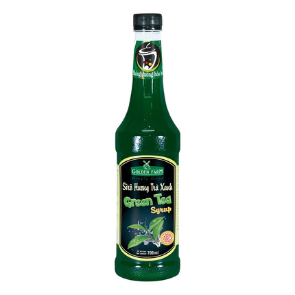 Syrup Trà Xanh Mama Rosa (Green Tea Syrup - Mama Rosa) 700 ml x 12 chai