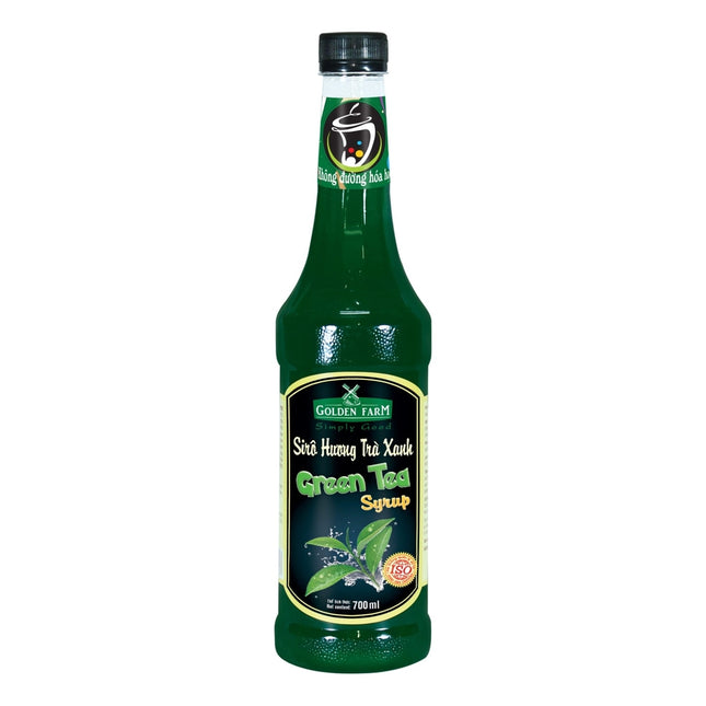 Syrup Trà Xanh Mama Rosa (Green Tea Syrup - Mama Rosa) 700 ml x 12 chai