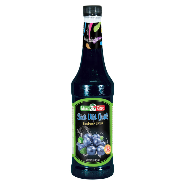 Syrup Việt Quất Mama Rosa (Blueberry Syrup - Mama Rosa) 700 ml x 12 chai