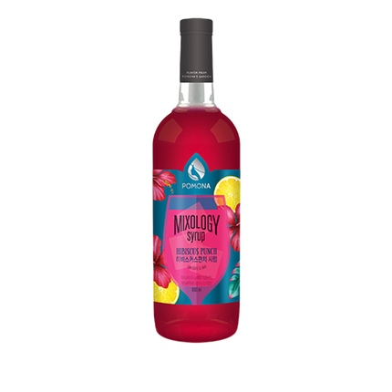 Syrup bụt giấm POMONA (Hibiscus Punch Syrup) 1000 ml.png