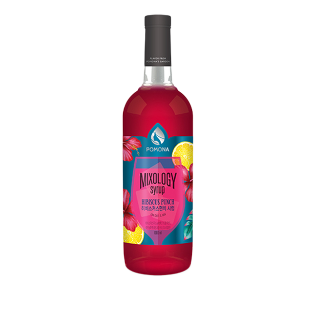 Syrup bụt giấm POMONA (Hibiscus Punch Syrup) 1000 ml.png