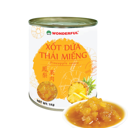Sốt Dứa Thái Miếng Wonderful 850g x 12 Lon